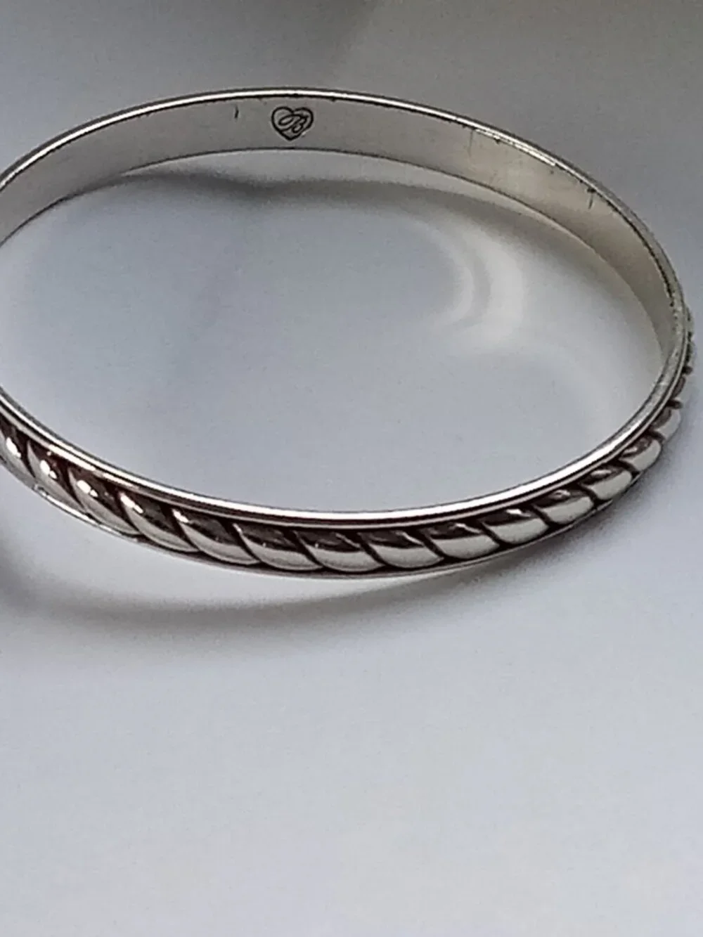 Brighton  Bangle Bracelet Silver Plate - Picture 2 of 3